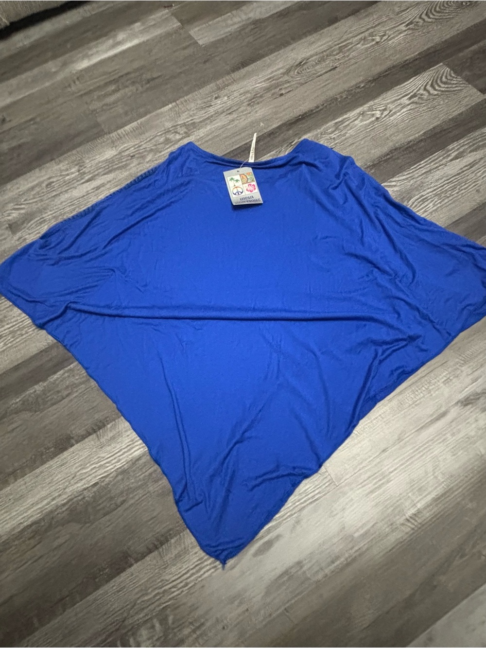 Blue Boho Print Women's Top - Picture 2 of 5